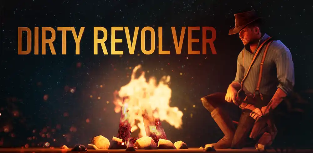 Dirty Revolver Cowboy Shooter
