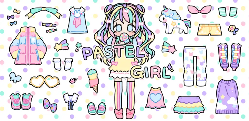 Pastel Girl : Dress Up Game