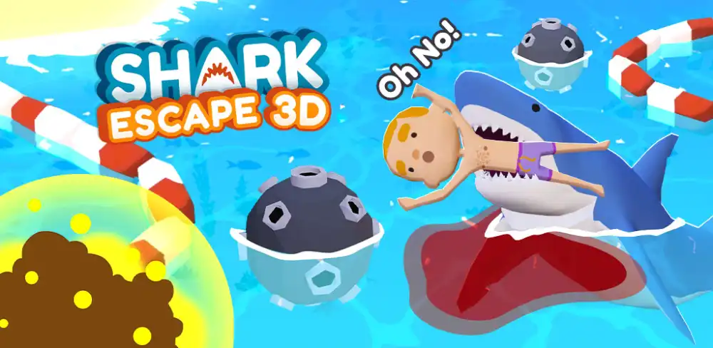 Shark Escape 3D - Swim Fast!